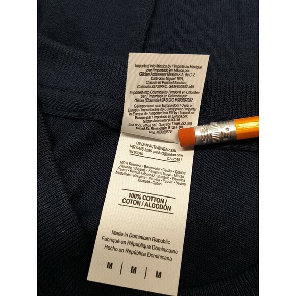 Orlando Florida Magic Kingdom Castle Embroidered T Shirt Navyblue Cotton M - Picture 10 of 11